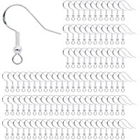 Ganchos para Pendientes Ganchos de Plata de Ley 925 para Pendientes Accesorios Para Bricolaje Hacer Joyería 100 Piezas